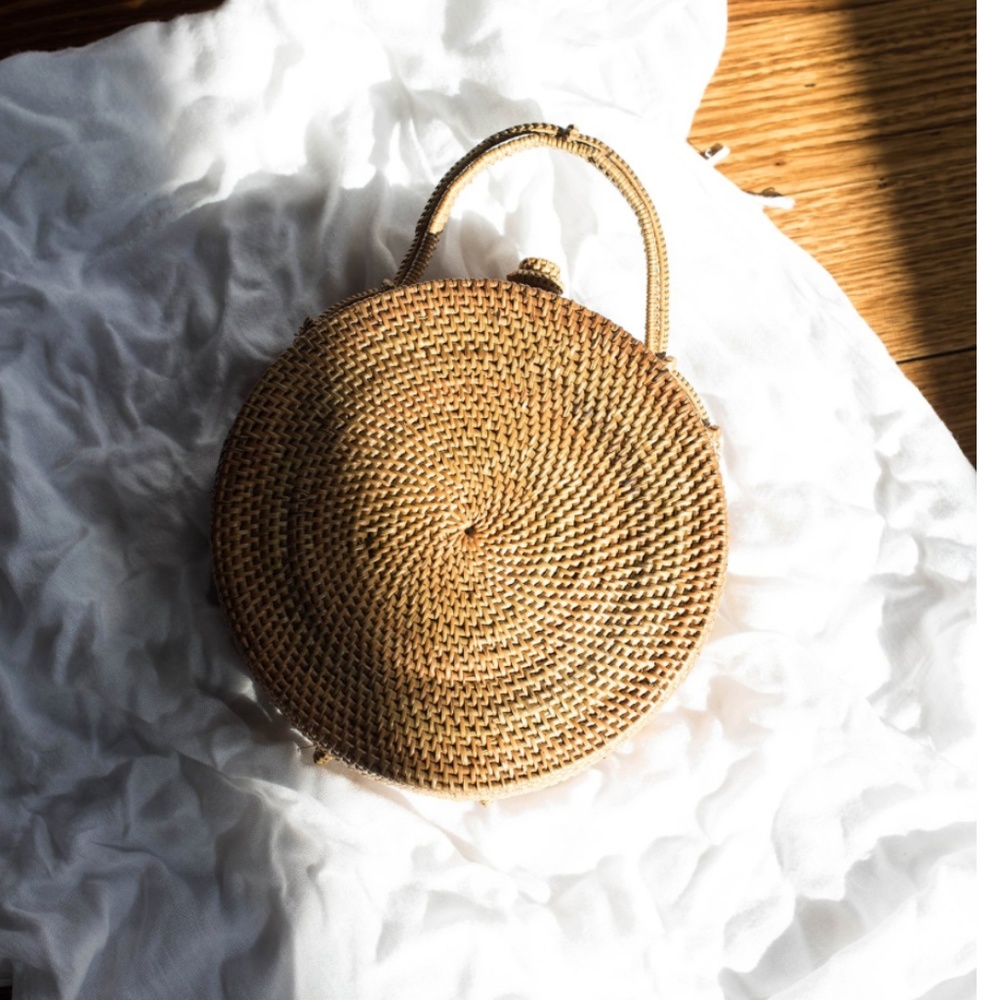 Jeanne Bag- Natural Woven Handbag AUSTRALIA NEW